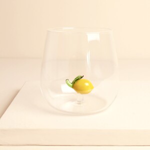 Glass Lemon Tumbler