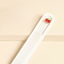Glass Cherry Charm Nail File