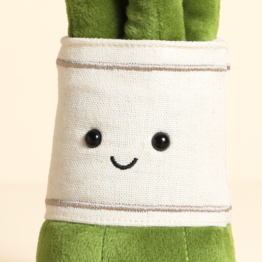 Close Up of Face on Vegetable Plushie