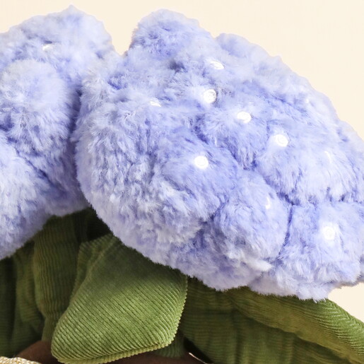 Close Up of Floral Florets on Plush Flower Toy