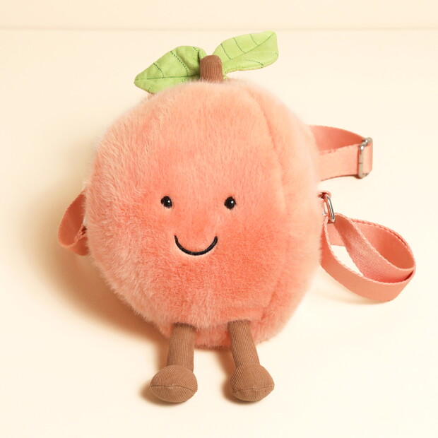 Jellycat Amuseables Peach Shoulder Bag