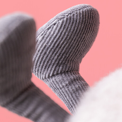 Dangling Legs on Pebble Plushie