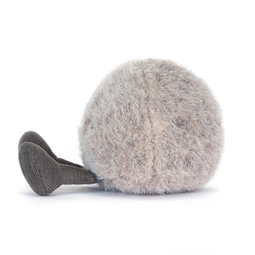 Soft Grey Pebble Cuddly Toy from Jellycat from the Side