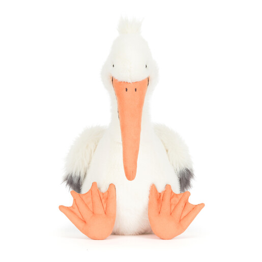 Front View of Cuddly Exotic Bird Plushie