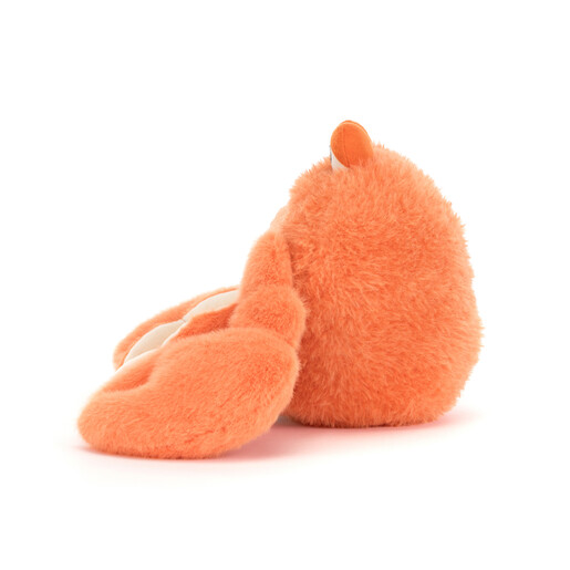 Cuddly Plush Toy Crab from Side View