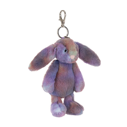 purple jellycat bag charm