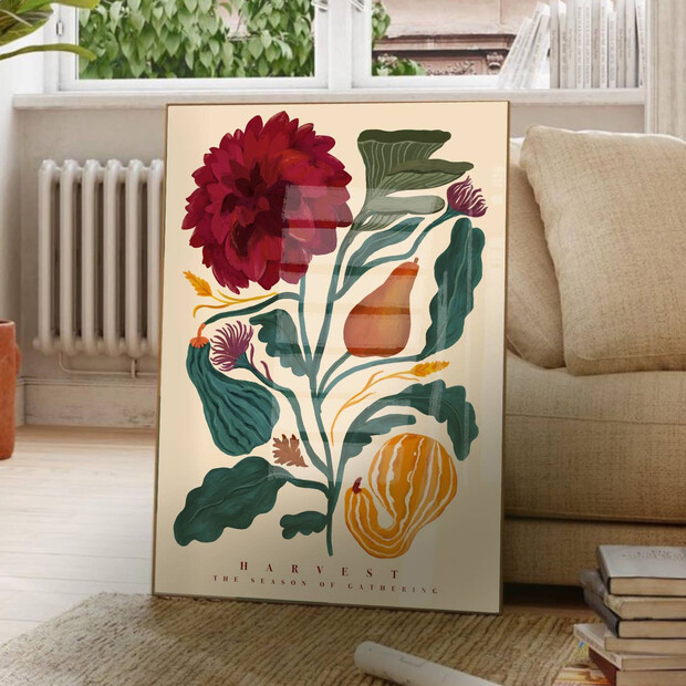 Kate Fox Design Harvest A3 Print