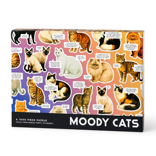 Moody Cat 1000 piece Jigsaw Puzzle