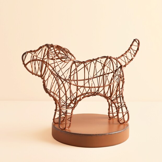 Battery Powered Brown Wire Dog Light