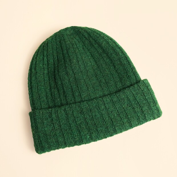 Forest Green Beanie Hat