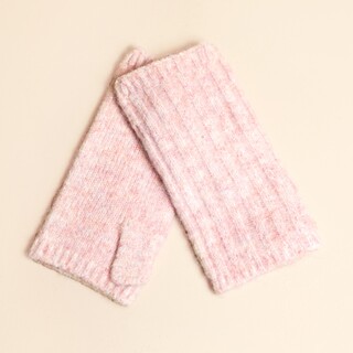 Light Pink Knitted Hand Warmers