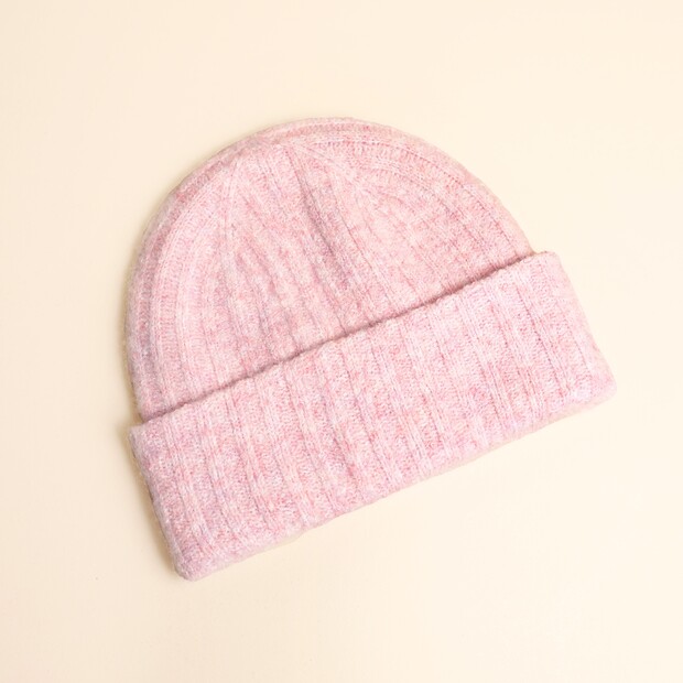 Light Pink Beanie Hat