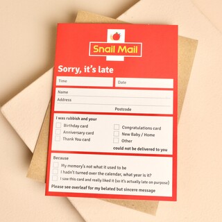 Ohh Deer Snail Mail Greetings Card