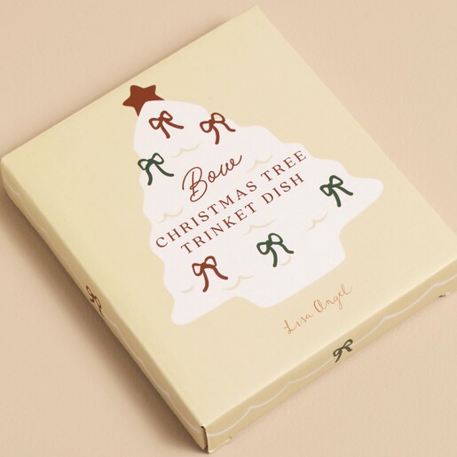 packaging of ceramic christmas tree dish