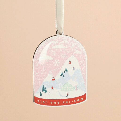 tis the ski-son hanging decoration
