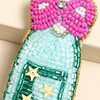 close up of bow and star design