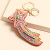 rainbow keyring and bag charm