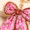 close up of beaded details