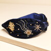 close up of celestial design in gold