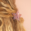 resin hair clip in a star shape