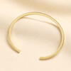 waterproof cuff bracelet in gold