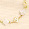 close up of clover charms 