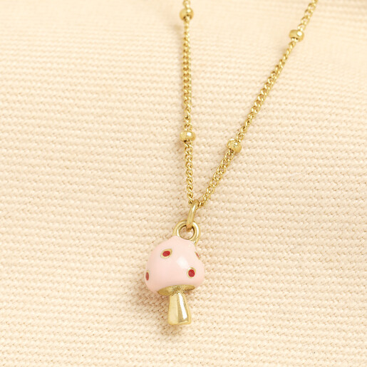 waterproof pendant necklace with a satellite chain