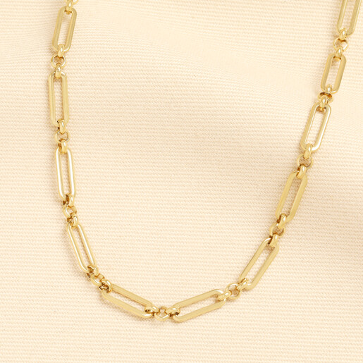waterproof chain necklace in gold