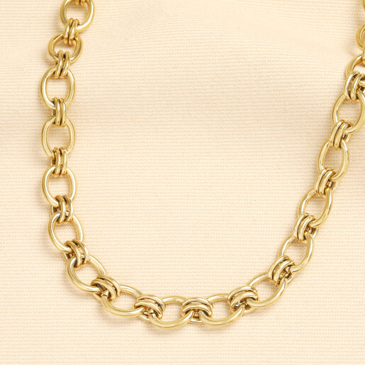 waterproof necklace in gold