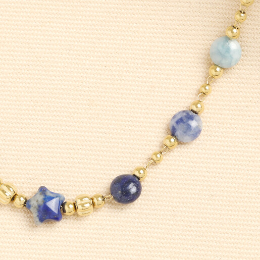 close up of beaded details 