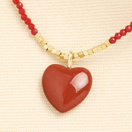 red heart pendant