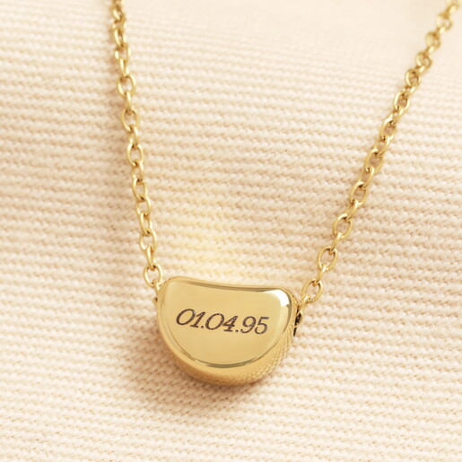 date engraving in black