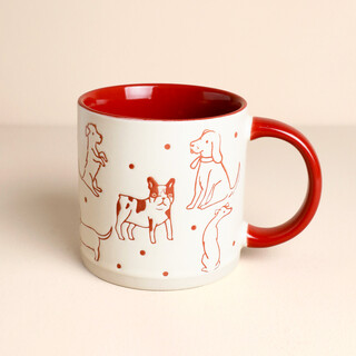 Ceramic Neutral Dogs Dogs Dogs Mug