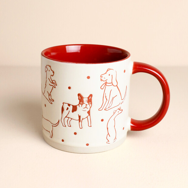 Ceramic Neutral Dogs Dogs Dogs Mug