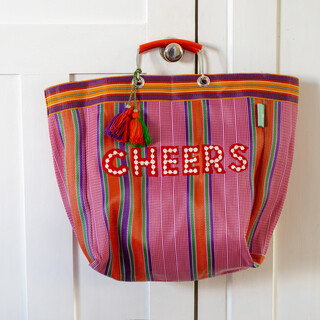 Talking Tables Recycled Plastic Cheers Tote Bag