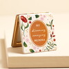 An Autumnal Floral Compact Mirror With a Mumma Quote in the Centre
