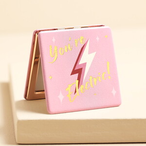 Pink You're Electric Compact Mirror 