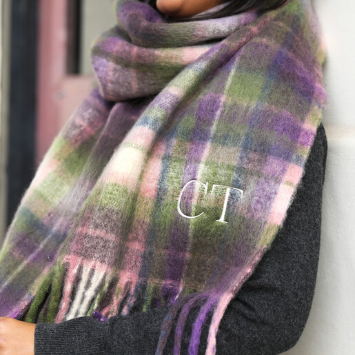 close up of initial personalisation