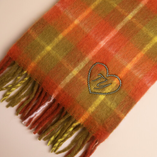 close up of heart personalisation