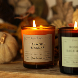 Oakwood and Cedar Jar Candle