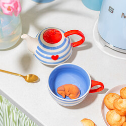 Sass & Belle Surprise Sausage Dog Tea for One Teapot and Mug Set