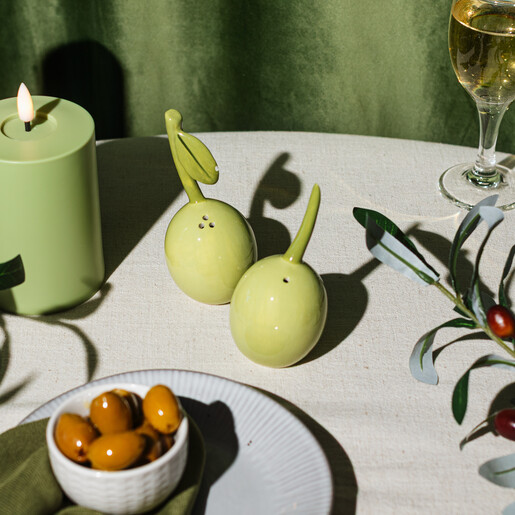 ceramic salt & pepper shakers 