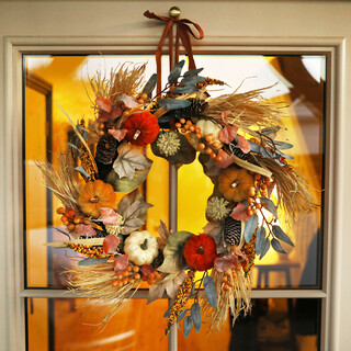 Autumn Harvest Decorative Wreath