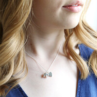 Personalised Silver Elephant Pendant Necklace