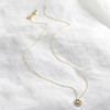 Crystal Daisy Necklace in Gold