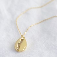 Gold Shell Necklace