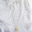 Lisa Angel Long Gold Sunbeam Pendant Necklace