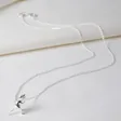 Silver T-Rex Charm Necklace Chain Length