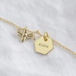 Lisa Angel Ladies' Personalised Gold Bee Charm Anklet