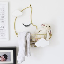 Crescent Moon Wall Basket
